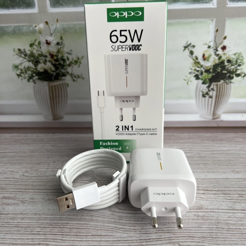 Charger Oppo 65Watt Super Vooc Usb Tipe C Original Fast Charging