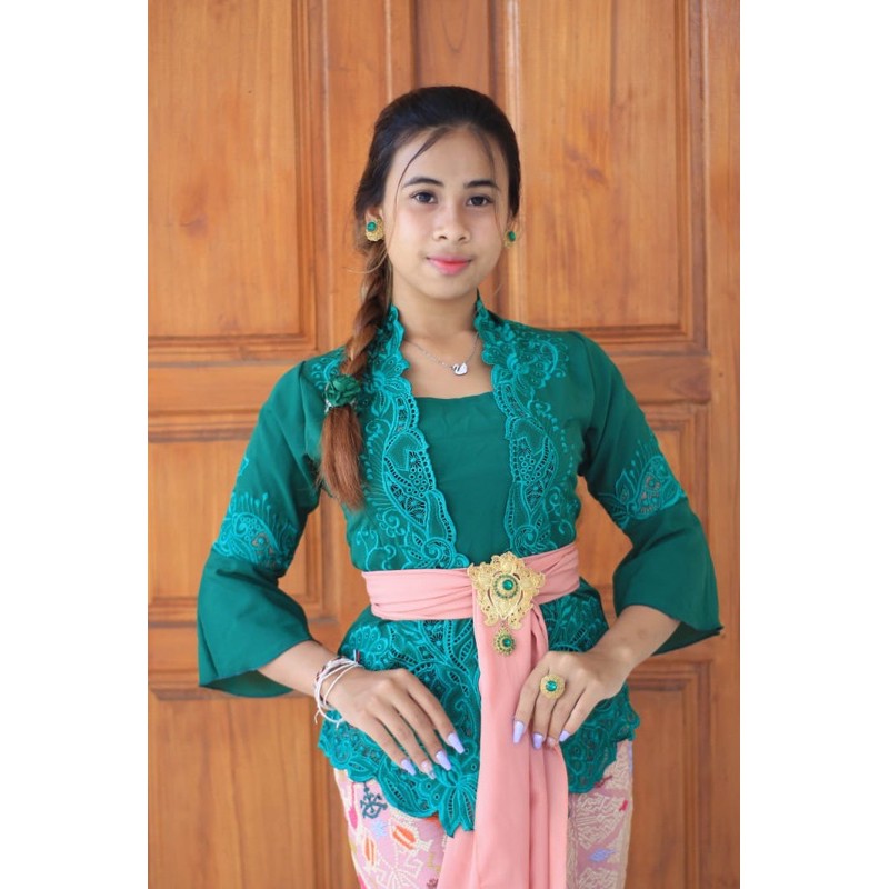 (kebaya saja) Kebaya bali bordir kerawang / kebaya / kebaya bordir / kebaya bali / kebaya kerawang