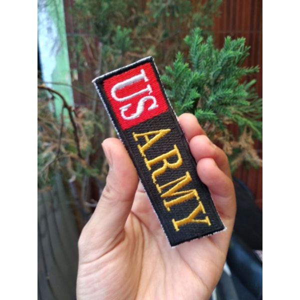 Emblem Patch Bordir US ARMY