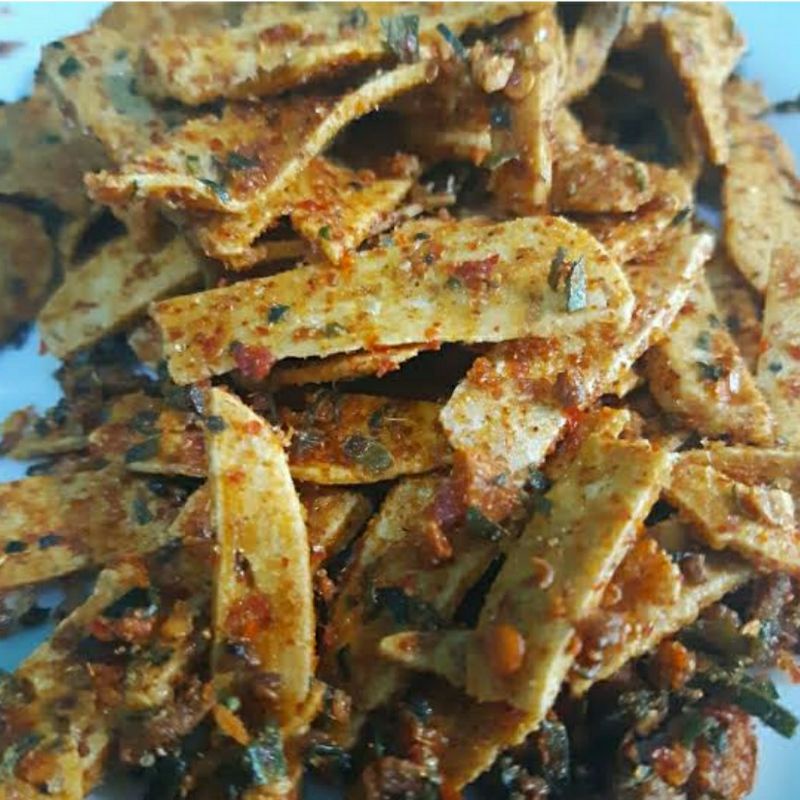 10 Ribu Dapat 3 Bungkus Basreng Makroni Sebling Mix Pedas Daun Jeruk-4