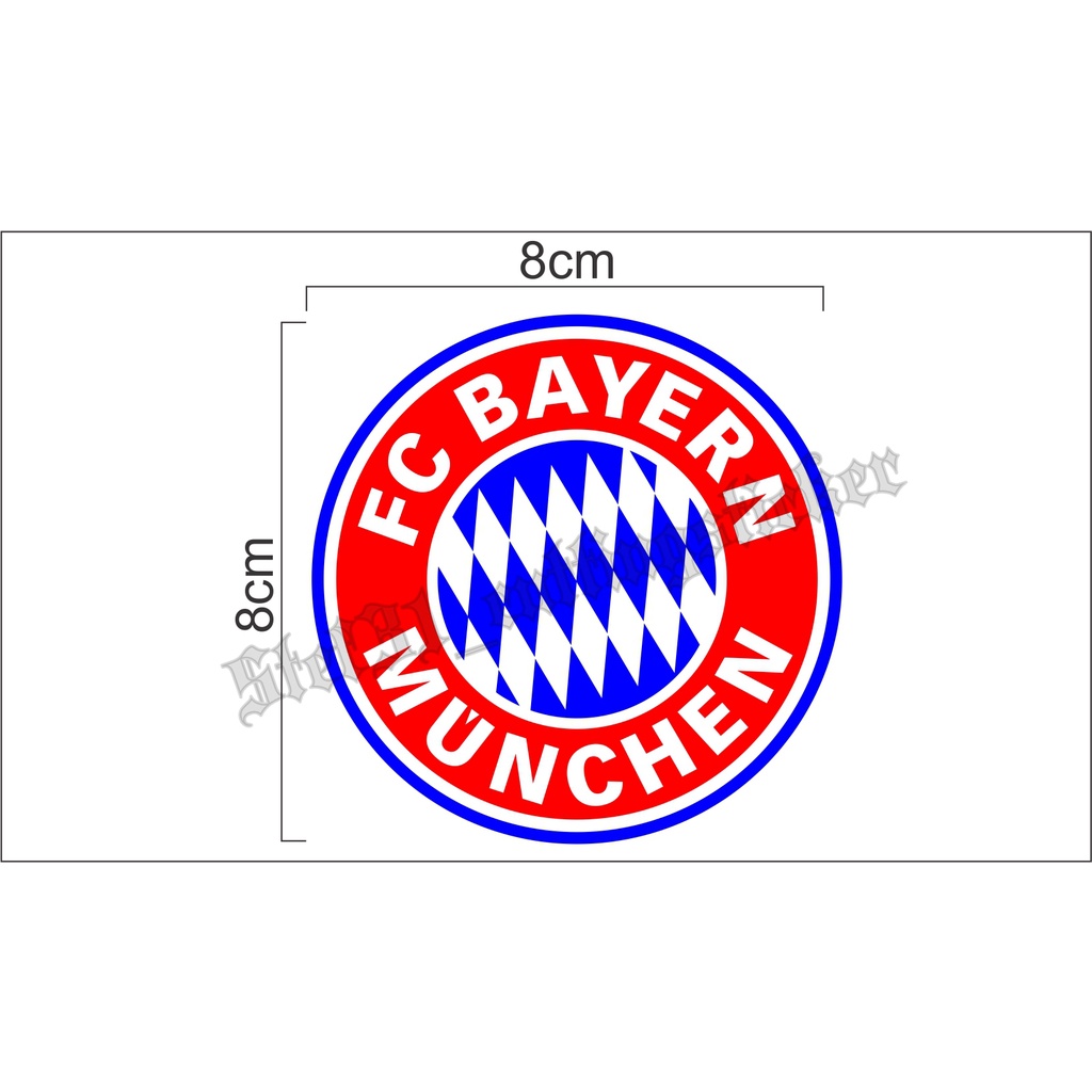 sticker printing klub bayern munchen, klub bayern munich