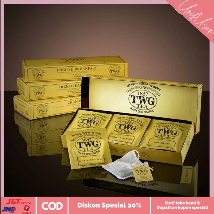 

⭐COD⭐ TWG TEA Classic Tea Selection Assortment 15 Bags - Chamomile Camomile