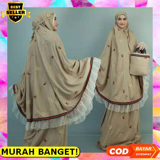 Mukenah Cantik Dewasa Adem Lembut Mukena Remaja Kekinian Modis Terbaru 2021 2022 Rukuh Model Baru Mu
