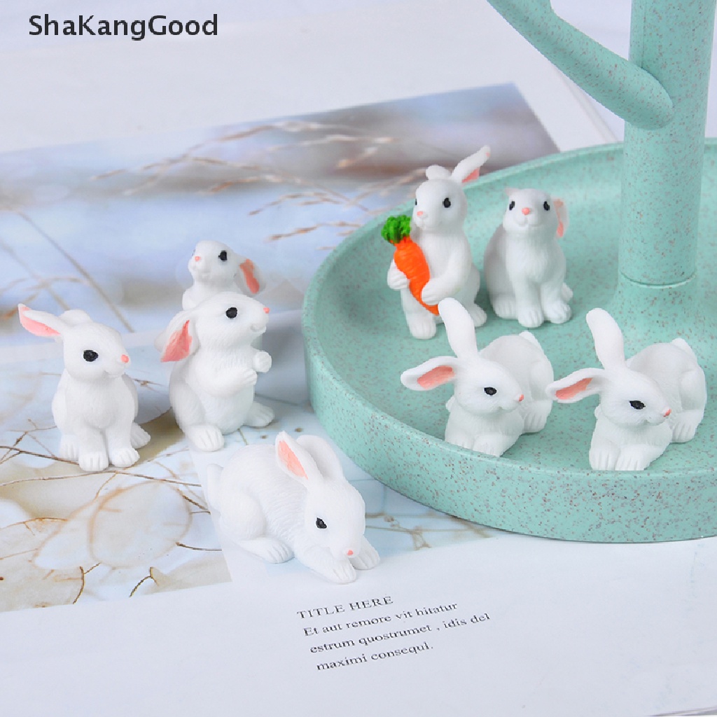 1pc Ornamen Miniatur Kelinci mini Untuk Dekorasi Taman
