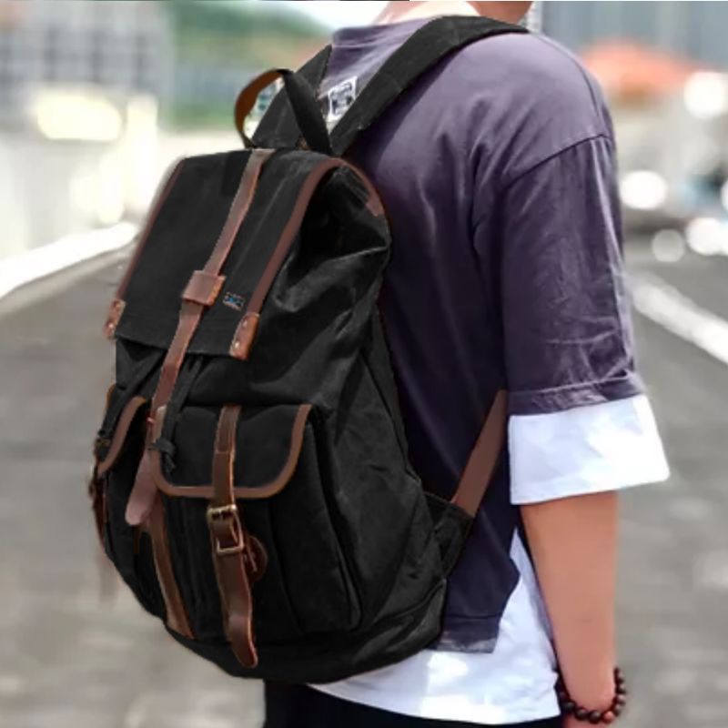 JOKER Klub New Arrival - Tas Ransel Kanvas IAC Backpack Up to 15 inch - Tas Pria Tas Wanita Daypack