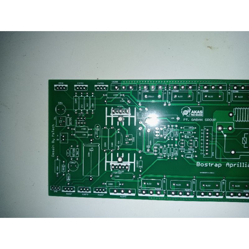 PCB bostrap aprilia komplit protektor dan lampu indikator