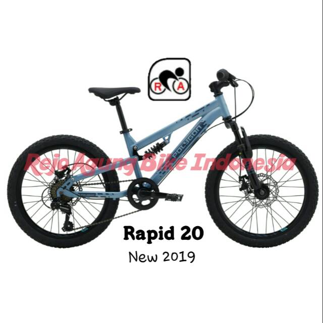  Sepeda  anak  Polygon  Rapid 20  inch  Shopee Indonesia