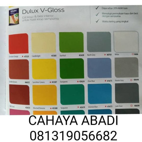 

Murah CAT MINYAK KAYU DAN BESI DULUX VGLOSS