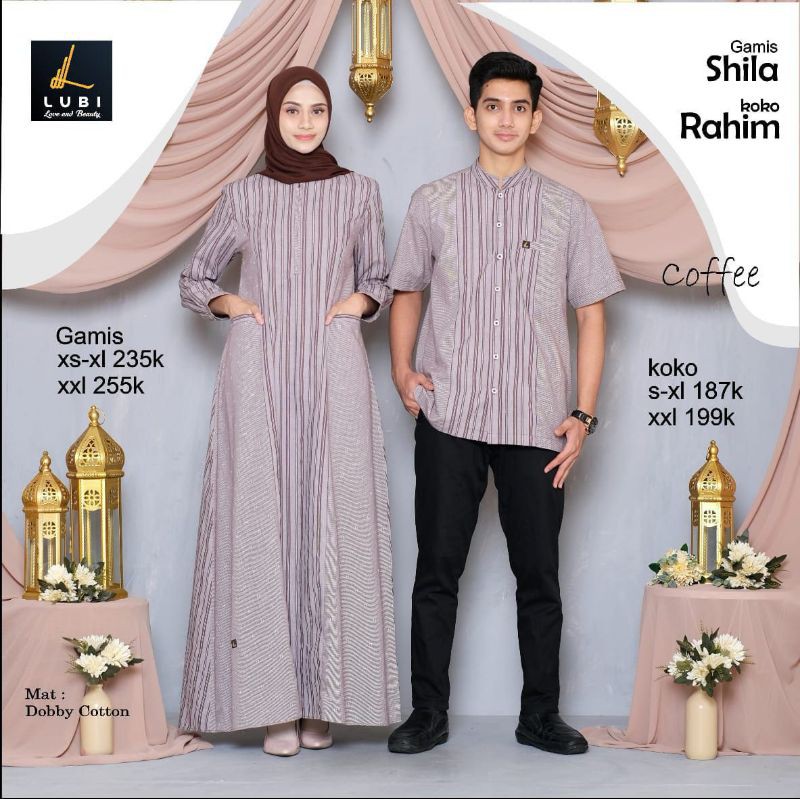 Couple Lubi Gamis Shila / Koko Rahim Coffee @milihijab