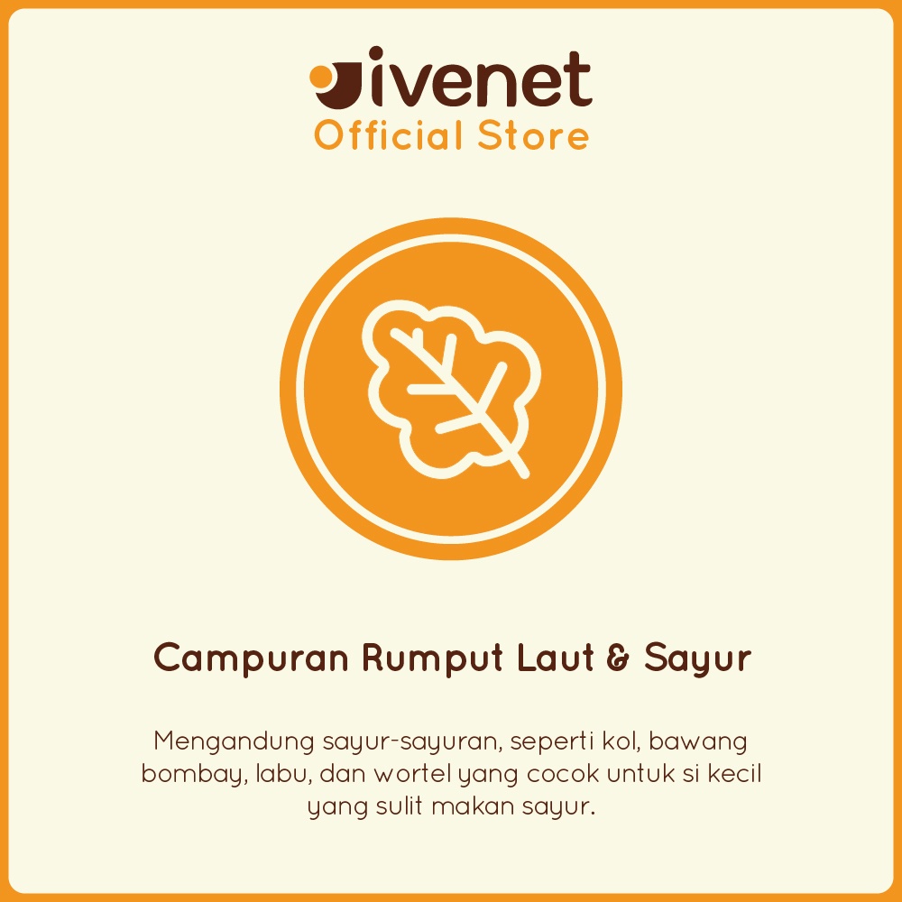 Ivenet Seasoned Seaweed Laver - Bumbu Pelengkap Makanan Rumput Laut - 25g (Tersedia varian rasa)