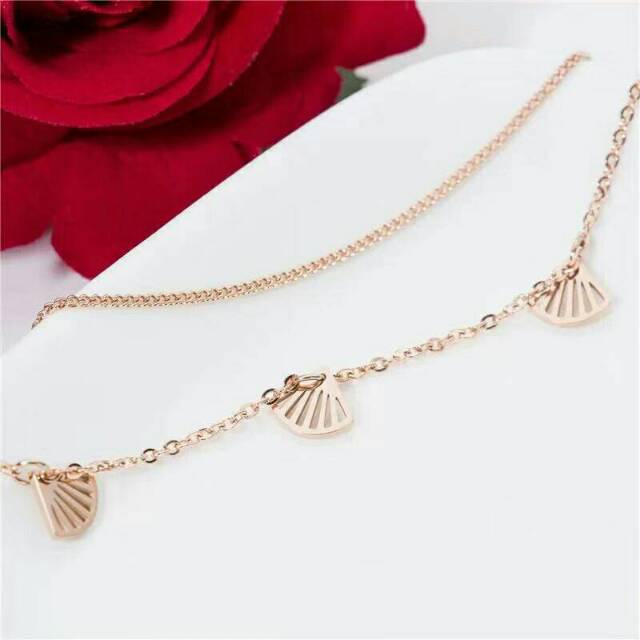 GG Gelang Kaki Aksen Kipas Titanium#GK-105