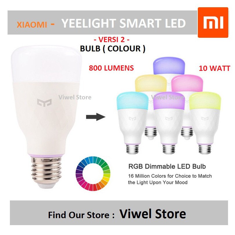 xiaomi yeelight bulb v2