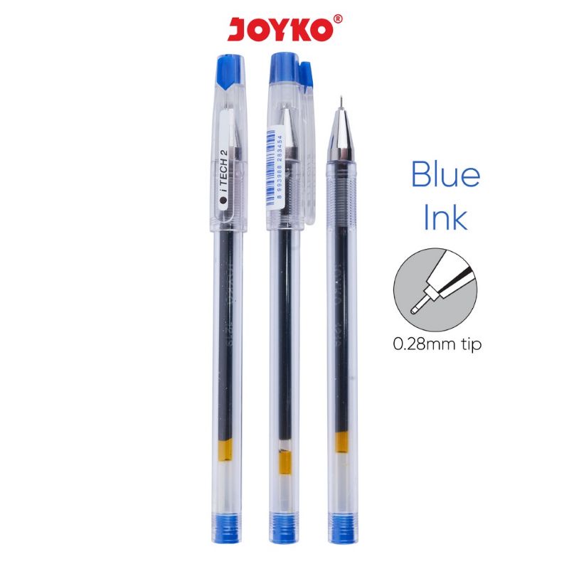 

RB Pulpen Joyko Gp - 266 Itech 2 0.28mm / (1pak/12pcs)