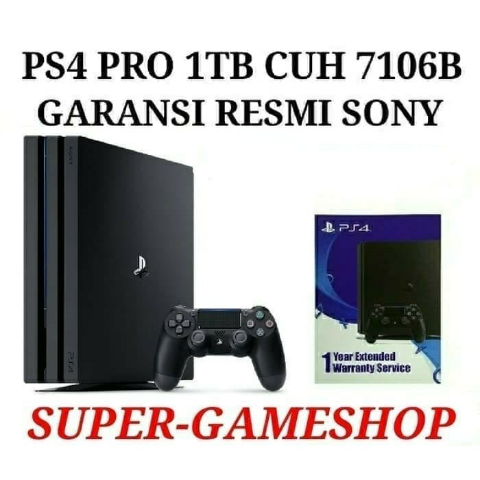 PROMO   PS4 PRO 1TB CUH 7006B GARANSI SONY ASIA