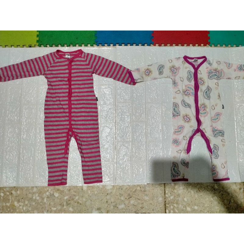 Preloved Set Sleepsuit Bonds Baby isi 2 pcs Preloved Bonds Wondersuit Baby Preloved Sleepsuit Bayi B