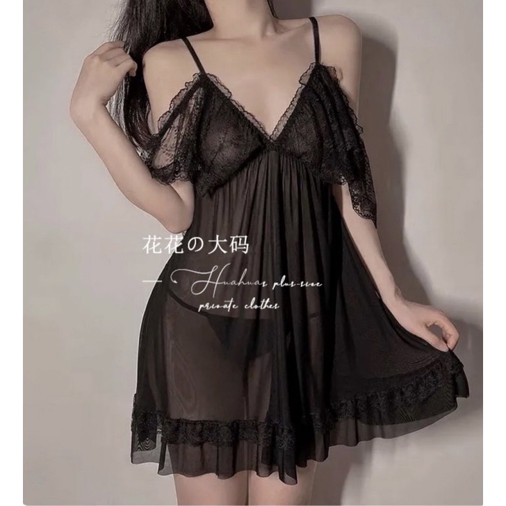 Sexy lingerie bigsize baju tidur sexy wanita / Lingerie sexy transparan baju tidur seksi lingerie / lingerie bigsize 187