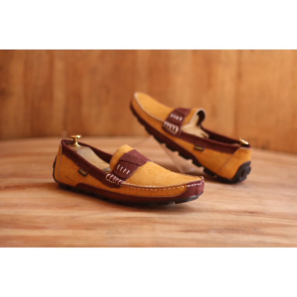 SEPATU SLIP ON SUEDE PRIA TERMURAH - SEPATU CEVANY AHARON CASUAL ORIGINAL KULIT ASLI