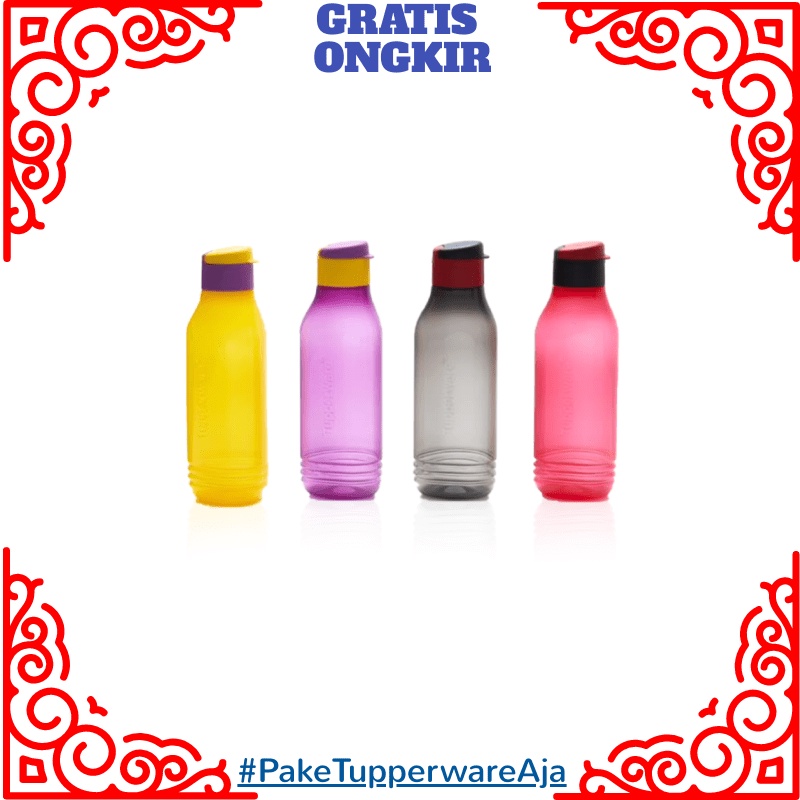 Botol Minum Tupperware Flip - Tempat Minum Tupperware 750ml (1pc)