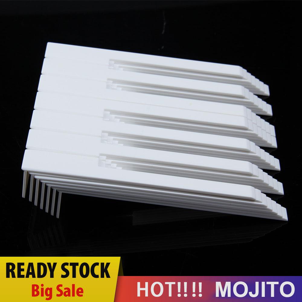 52pcs Tuts Piano Pengganti Bahan Plastik Abs Warna Putih