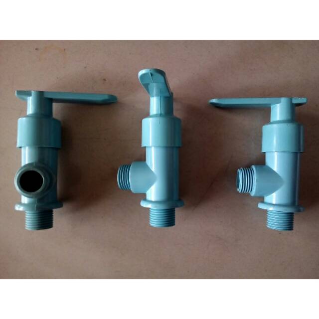 Kran Shower F PVC 1/2&quot; Tersedia Engkol dan Baling/ Stop kran pvc toilet wc