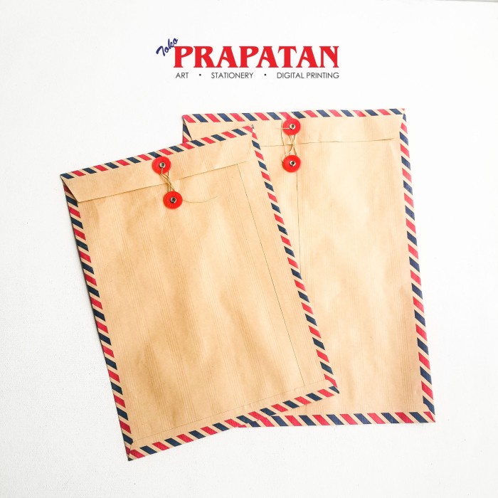 

Amplop Coklat Airmail 310 Eceran 24.7cm x 34.9cm RTO27