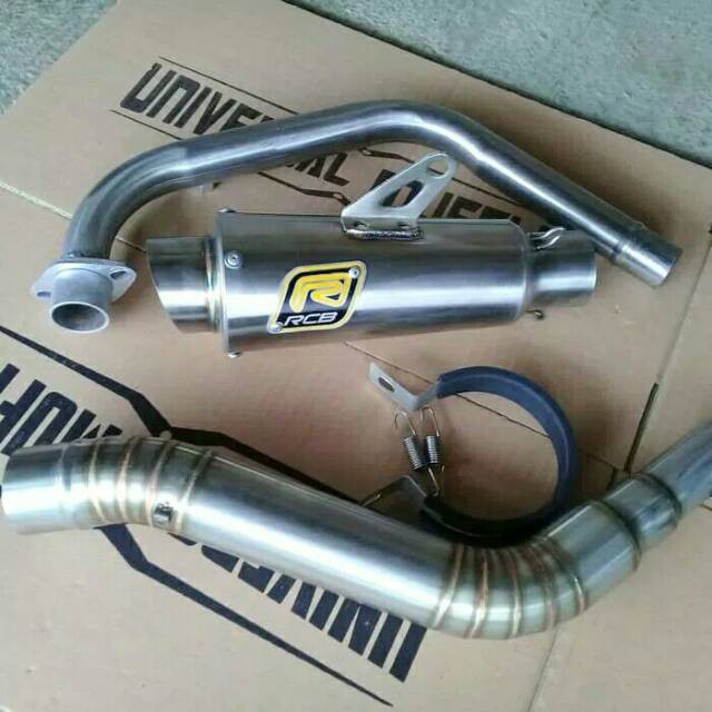 Knalpot racing RCB vixion old new R R15 v2 v3 CBR 150 SATRIA SONIC verza GSX 150 knalpot rob