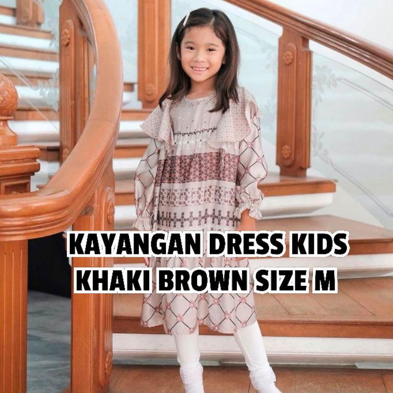 (Ready siap kirim) Kayangan dress kids by vanilla hijab / Kayangan dress kids anak perempuan vanilla