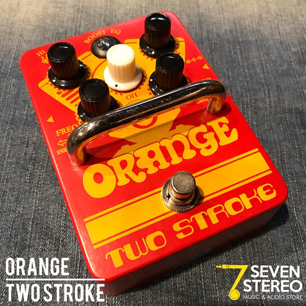 Orange Two Stroke Boost EQ Pedal