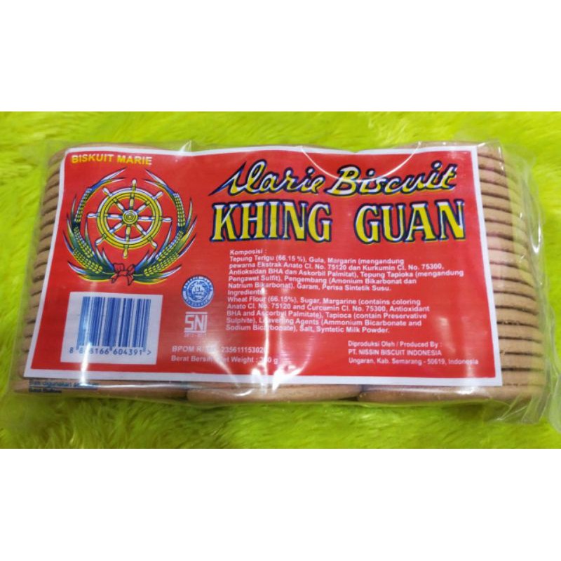 

nissin biskuit marie khing guan roti enak camilan snack 360gr