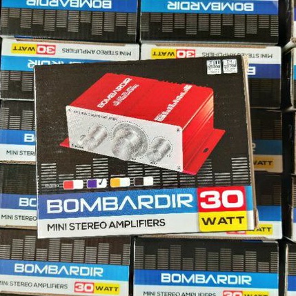 BOMBARDIR MINI STREO AMPLIFIERS HIFI CAR AMPLIFIER 30W 12V