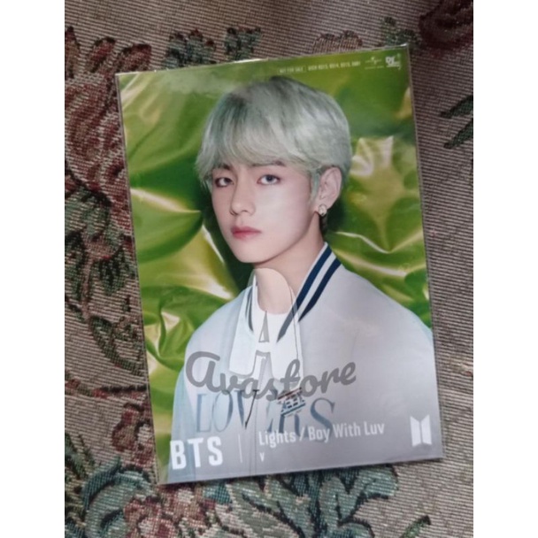 POSTCARD TAEHYUNG BTS LIGHTS JAPAN