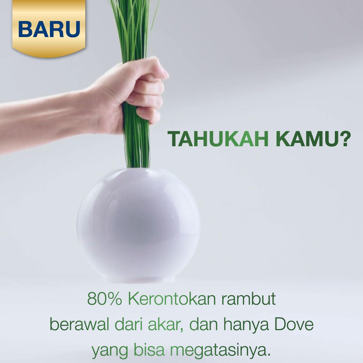 Dove Shampoo Perawatan Rambut Rontok Anti Hair Fall Kurangi Rontok S.D.99% 680Mlx2-1