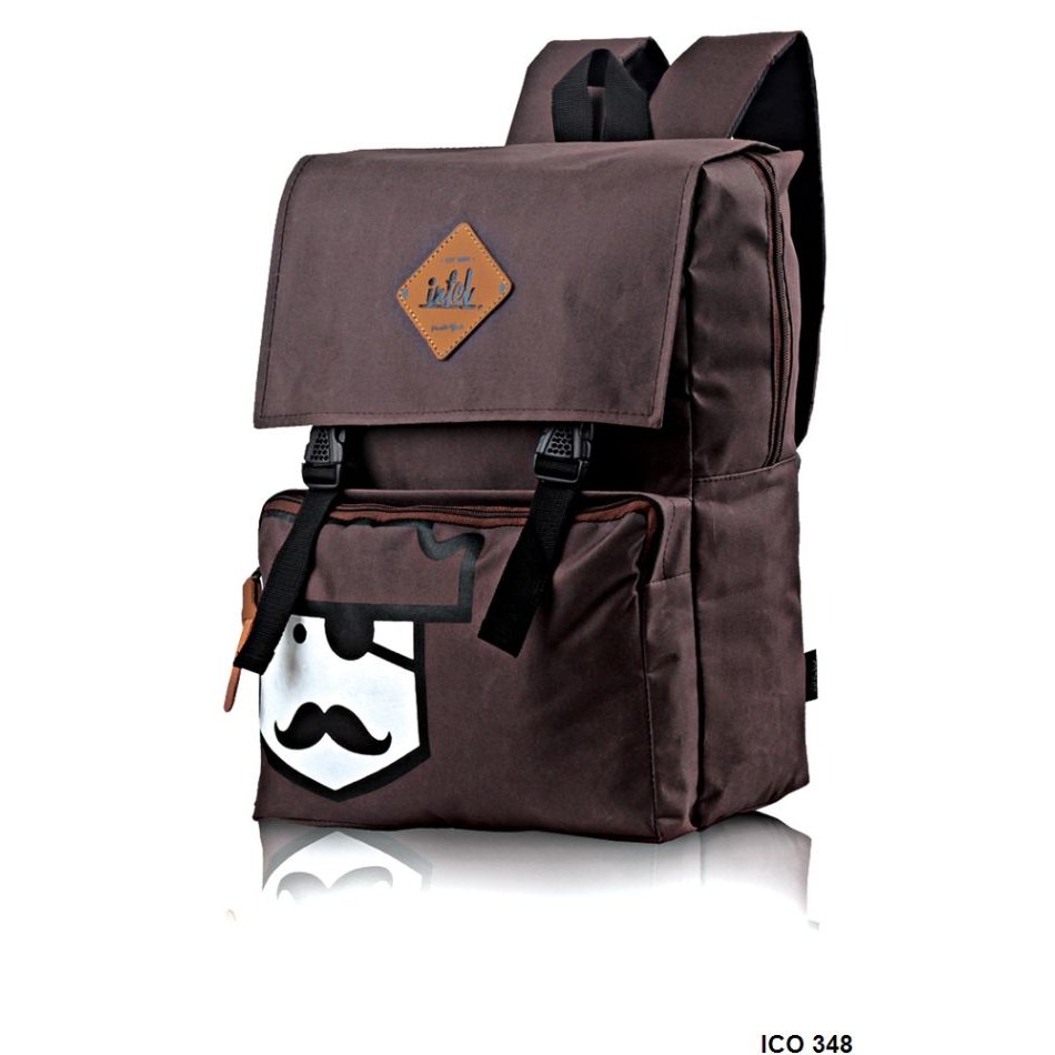 Tas Sekolah Terbaru D 300  Coklat Laptop – ICO 348
