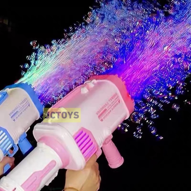 Mainan Bubble Gun Bazoka 25 Lubang Tembak Gelembung