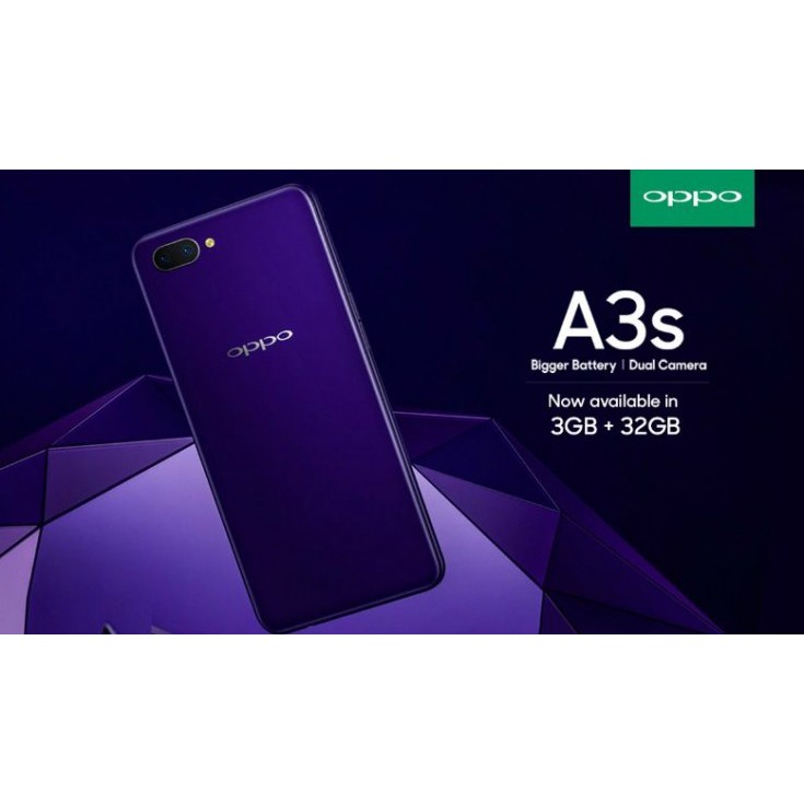 OPPO A3S SMARTPHONE RAM2/16GB GARANSI RESMI OPPO INDONESIA