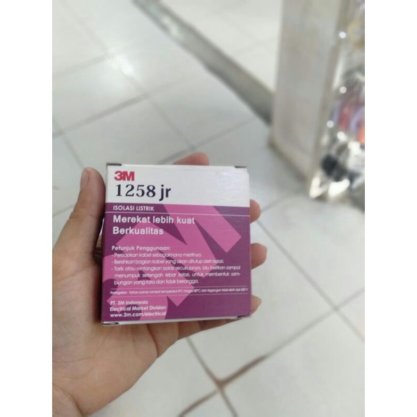 

Selotip 3M Lakban Isolasi Kabel Listrik Warna Hitam Scotch Tape 1258JR