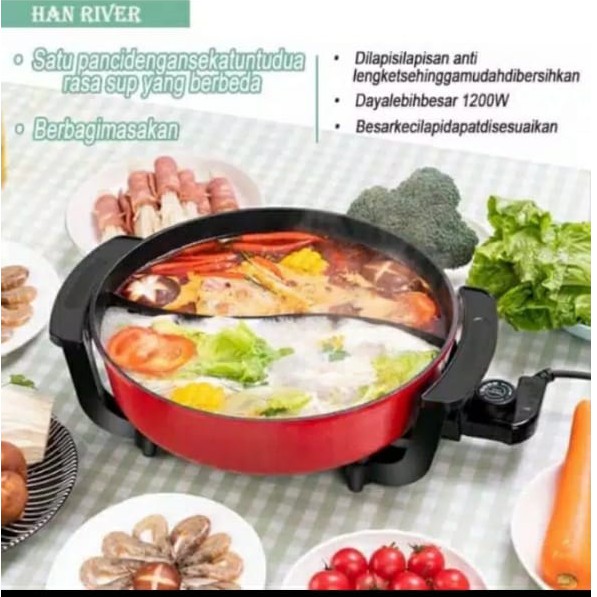 Deskripsi Barbeque Grill Electric BBQ Grill Elektrik Panggangan BBQ Su