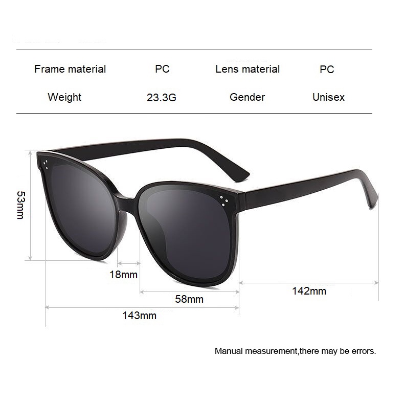 Kacamata Hitam Polarized UV400 Model Mata Kucing Gaya Retro Untuk Pria Dan Wanita