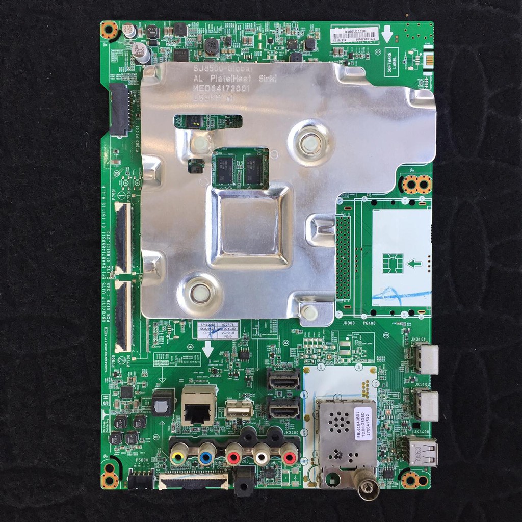 MB - MAINBOARD  - MESIN TV LG 55UJ750T - 55 UJ 750 - 55 UJ - 55UJ - 55 - T