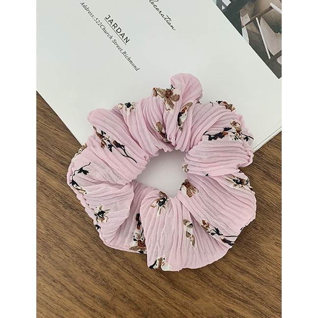 LRC Anting Fashion Pleated Floral Hair Ring F5478X