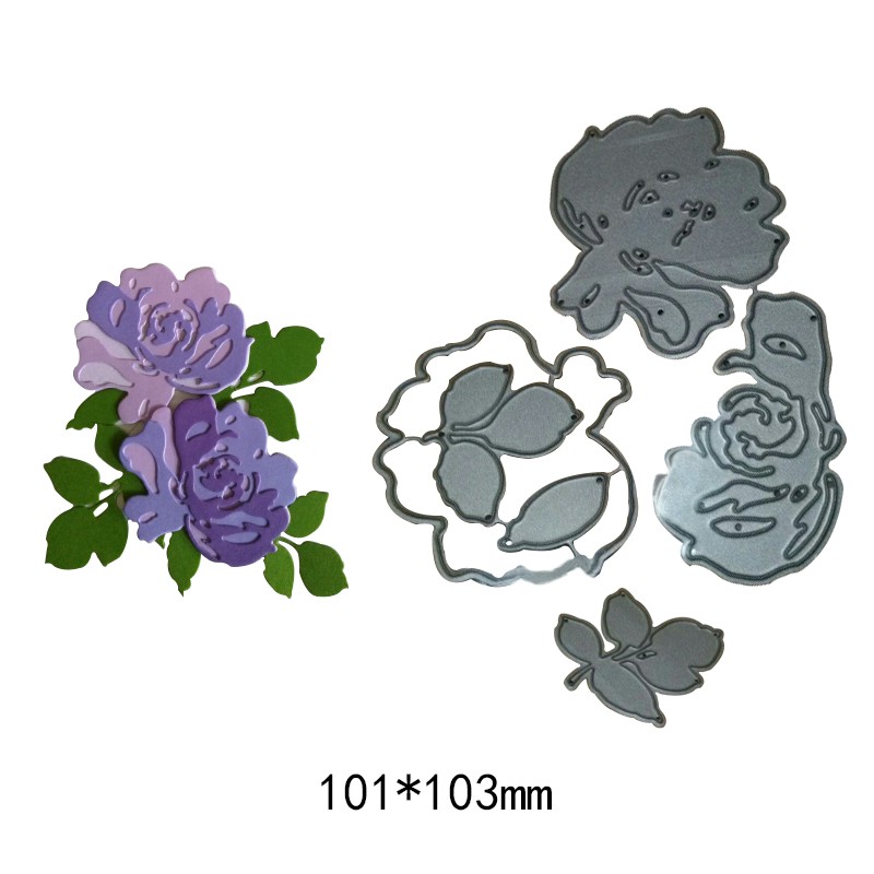 

New Flowers Shape Metal Cutting Dies Stencil for Scrapbooking Album Embossing DIY Gift