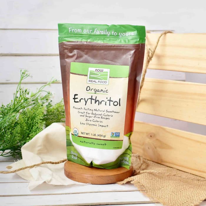 

Now Foods Real Foods Organic Erythritol 454 Gr