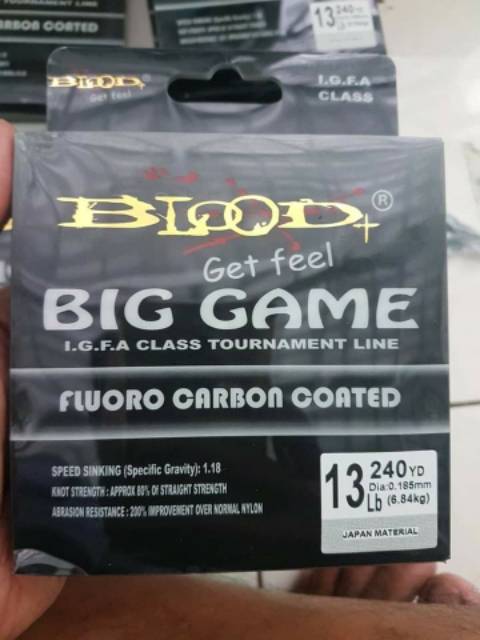 SENAR BLOOD BIG GAME FLUORO CARBON