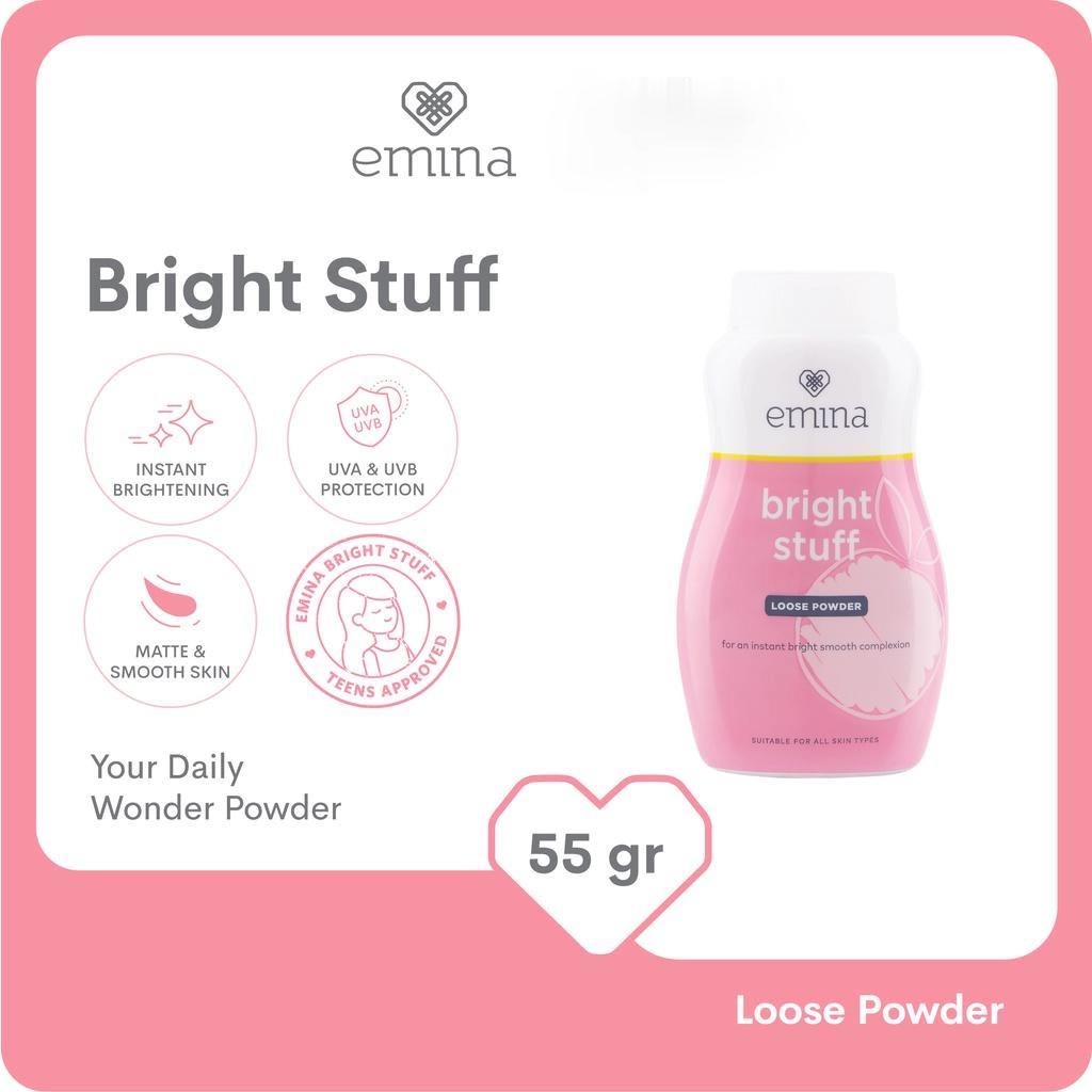 Emina Bright Stuff Loose Powder 55 g - Bedak Tabur