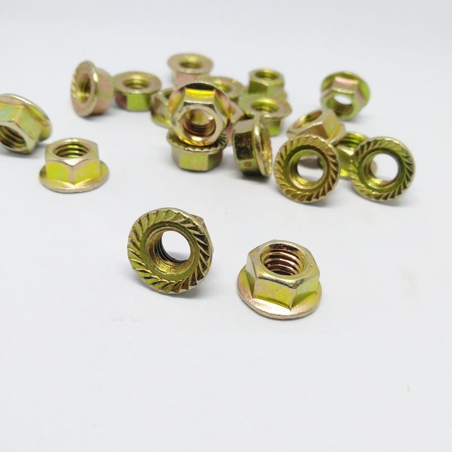 MUR TOPI / FLANGE NUT M10 (KUNCI 17)