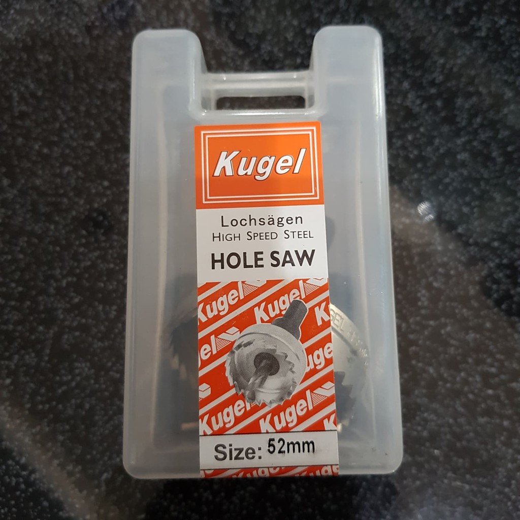 Holesaw Besi Kayu 52 mm HSS KUGEL