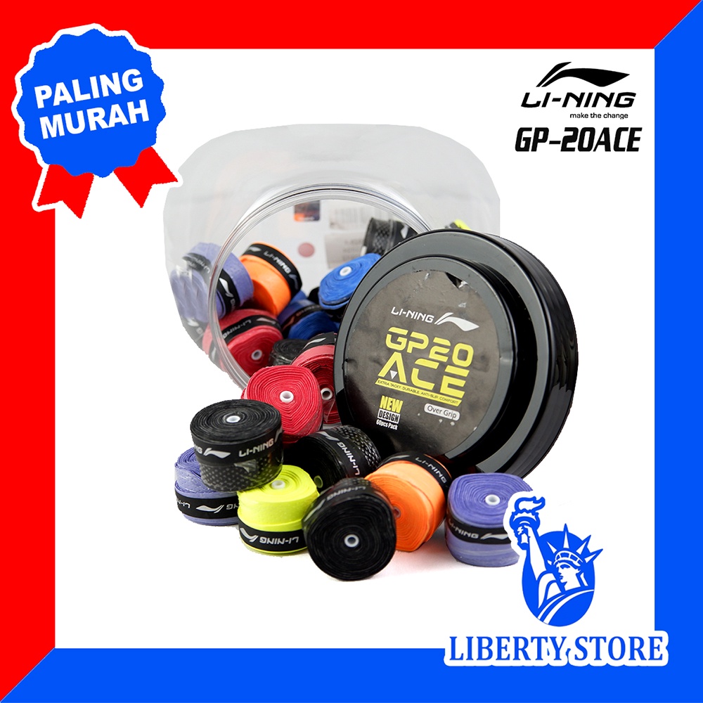 Grip Raket Badminton Karet Original Lining GP  20 ACE