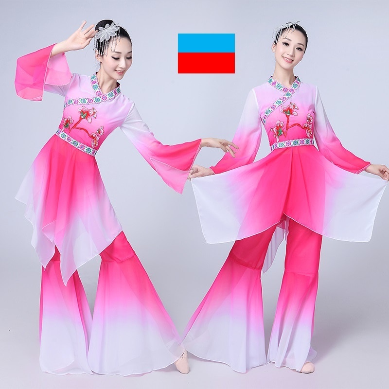 Jual PREORDER traditional chinese folk dance costume for woman dance
