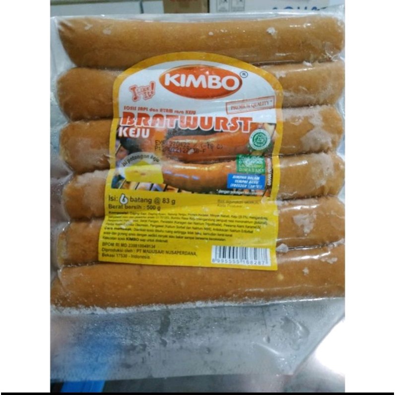 

Kimbo Sosis Jumbo Keju 6S 500gr