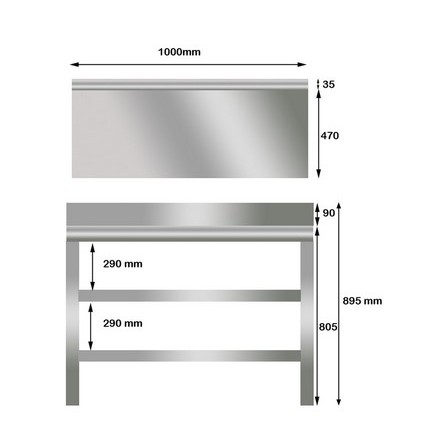 Meja Stainless Steel MrDapur MS 3